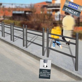 Tanca trio sense reixa